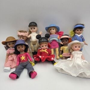 2004 Madame Alexander McDonalds Set Of 9 Dolls *Opened* Happy Meal Toys